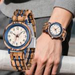 Dentily Men's 43mm Stylish Wooden Watch