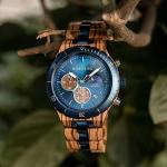 Personalized Engraved Wood Watch for Him