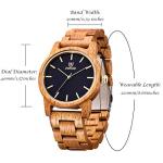 Men's Mango Wood Watch - Handmade Minimalist Design