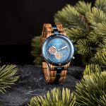 Personalized Engraved Wood Watch for Him