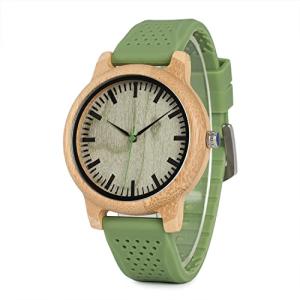 BOBO BIRD Unisex 44mm Bamboo Wooden Watch