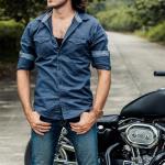 CUCOL Men's Wooden Watch with Leather Strap