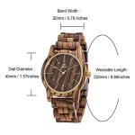 LeeEv Uwood Series Natural Wooden Watch 40mm