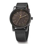 LeeEv Unisex Wood Watch with Suede Leather Band