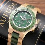 LeeEv Men's Vintage Sandalwood Wooden Watch