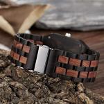 Tiong Men's Maple Wood Square Quartz Watch