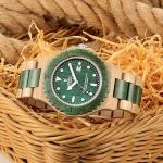 LeeEv Men's Vintage Sandalwood Wooden Watch
