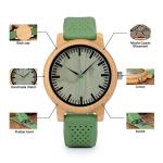 BOBO BIRD Unisex 44mm Bamboo Wooden Watch
