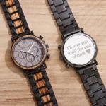Personalized Wooden Watch for Men - Unique Gift