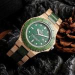 LeeEv Men's Vintage Sandalwood Wooden Watch