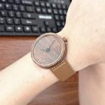 Men's Wooden Watch with Brown Leather Strap