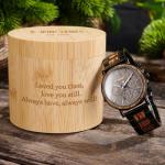 Personalized Wooden Watch for Men - Unique Gift
