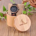 Colorful BOBO BIRD Men's Natural Wood Watch