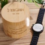 Personalized Wooden Watch for Men - Unique Gift