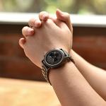 BOBO BIRD Men's Stylish Ebony Wood Watch