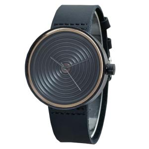 MIEASVE Men's Wooden Watch with Leather Strap