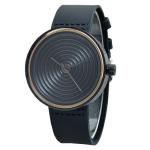 MIEASVE Men's Wooden Watch with Leather Strap