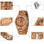 Men's Handmade Wooden Watch - Unique Gift Idea