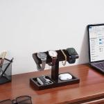 Wood Watch Display Stand for Men - T-Bar Design