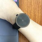 MIEASVE Men's Wooden Watch with Leather Strap