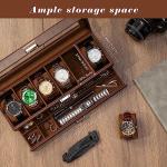 Espresso 6-Slot Wooden Watch Display Case