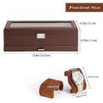 Espresso 6-Slot Wooden Watch Display Case