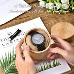 BOBO BIRD Men's Stylish Ebony Wood Watch