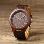 Personalized Walnut Wood Watch for Groomsmen