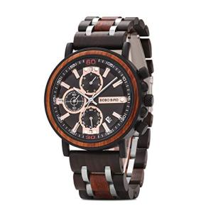 BOBO BIRD S18-1 Men’s Stylish Wood Chronograph Watch