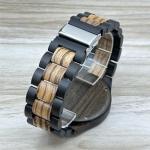 Men's Natural Wood Watch with Gray Dial