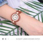 BEWELL Lightweight Women’s Wooden Analog Watch