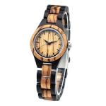 MISHIKG Women's Lightweight Wooden Analog Watch