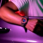 Stylish Blue Wooden Chronograph Watch for All