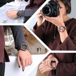 BOBO BIRD Women’s Zebra Wood Quartz Chronograph Watch