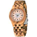 Realpoo Women's Light Wooden Quartz Watch