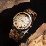 BOBO BIRD Men's Lightweight Wooden Analog Watch