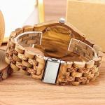 Realpoo Women's Light Wooden Quartz Watch