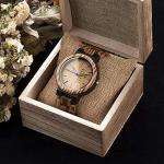 BOBO BIRD Men's Lightweight Wooden Analog Watch