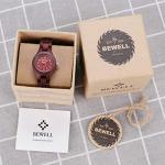 BEWELL Women's Lightweight Wooden Dress Watch