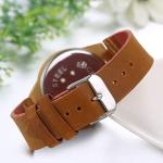 Flamingo Pattern Wood-Like Quartz Watch for Women