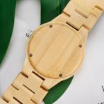 Ebony Women's Watch with Floral Print and Luminescent Hands