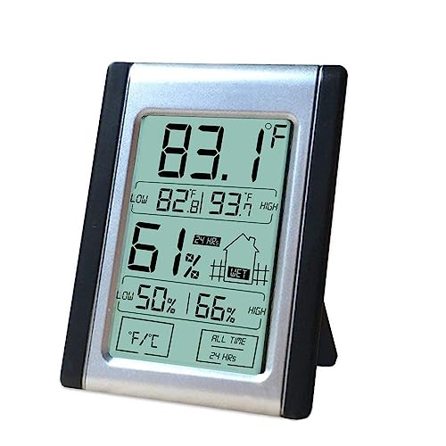 Digital Thermometer and Hygrometer with LCD Display