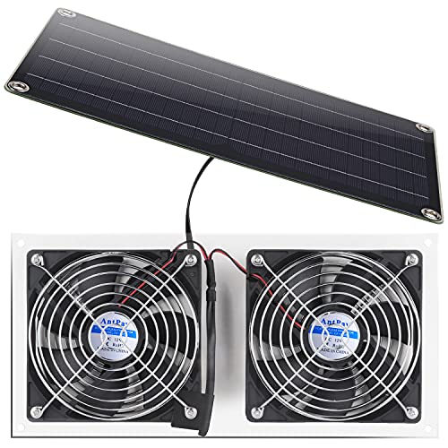 10W Solar Panel Fan Kit for Small Chicken Coops