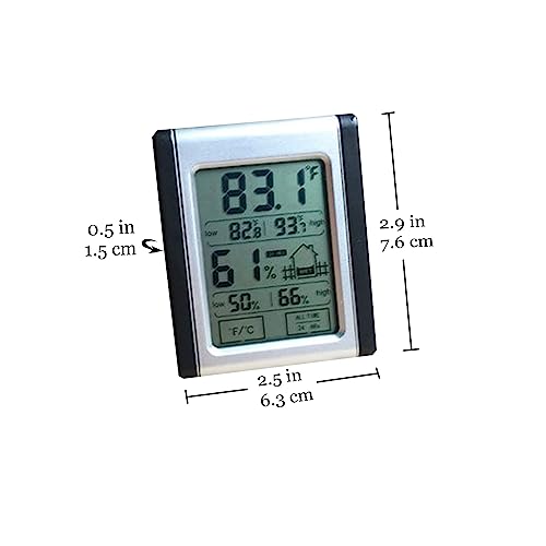Digital Thermometer and Hygrometer with LCD Display