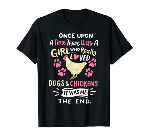 Funny Chicken T-Shirt for Dog Lovers and Farmers