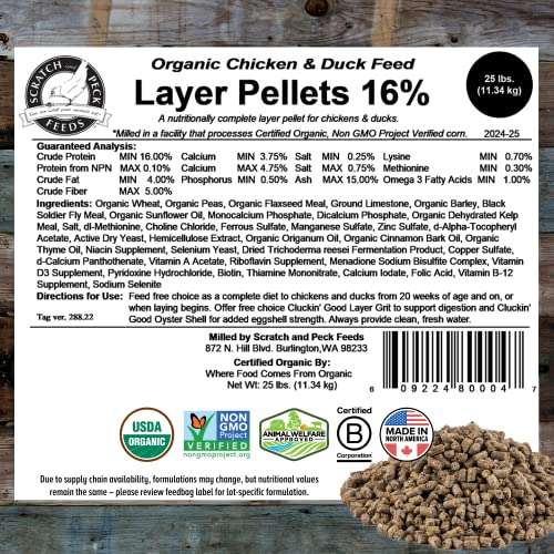 Organic Layer Pellets - High-Quality Chicken Feed