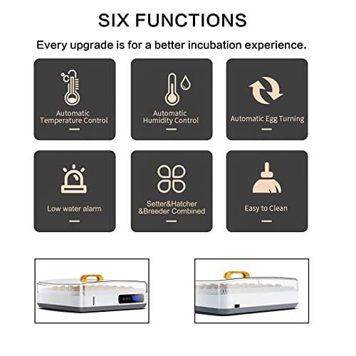 35-56 Egg Automatic Incubator for Chickens, Ducks, Quails
