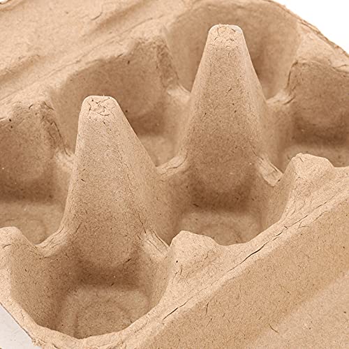40 Pack Egg Cartons, 6 Cell Chicken Egg Organizer