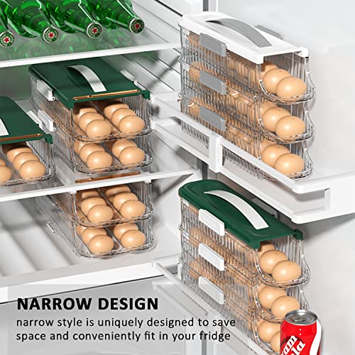 3 Layer Auto Rolling Egg Holder for Fridge