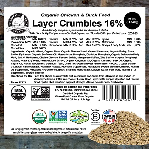 Organic Layer Crumbles - Sustainable Protein Feed